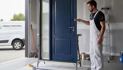 Professional door painting service in Greensboro NC by expert house painters for lasting curb appeal