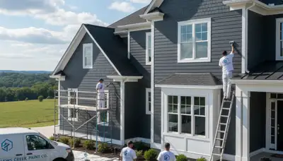 House painting contractor in Greensboro, NC providing interior and exterior painting services