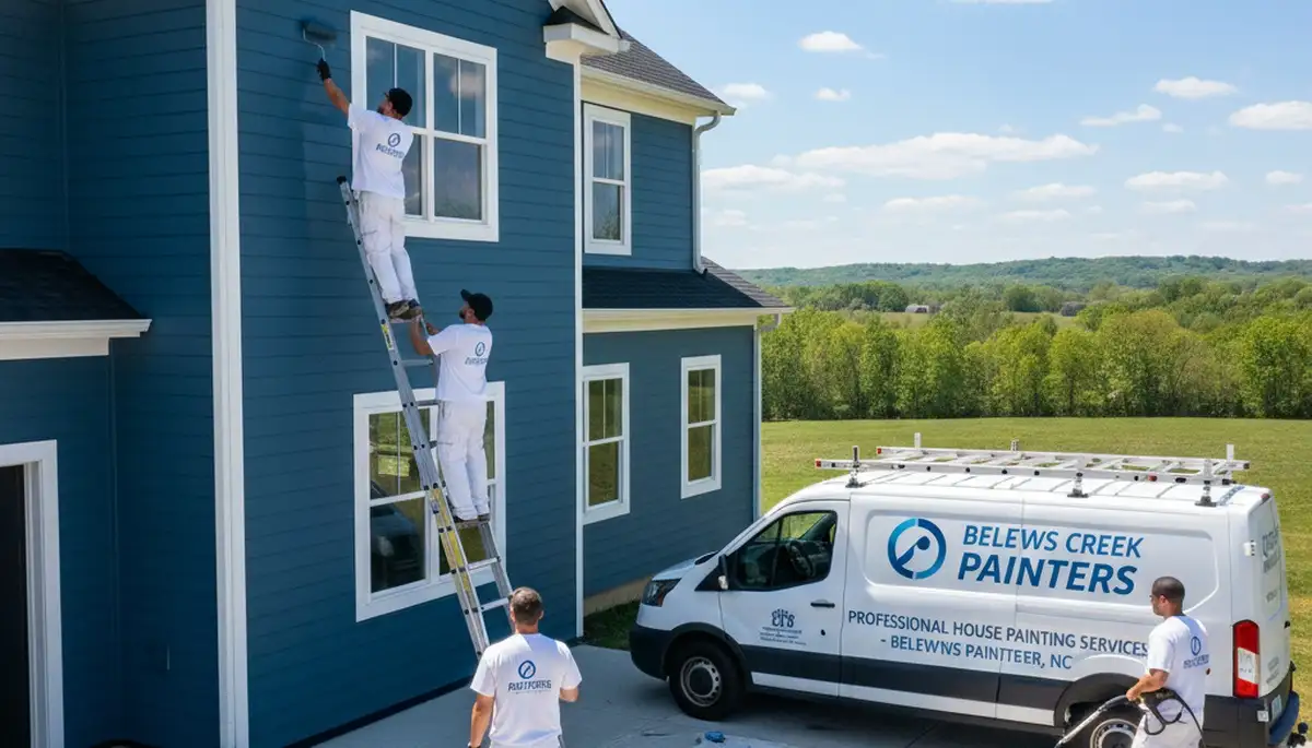 Professional house painting service in Greensboro, NC for residential exterior and interior projects