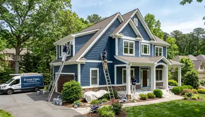 Professional house painters in Greensboro NC providing expert exterior and interior painting services