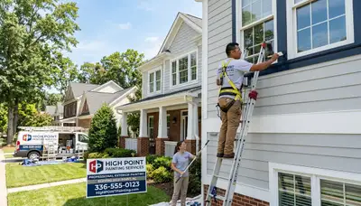 Professional house painters in Greensboro NC providing exterior and interior painting services