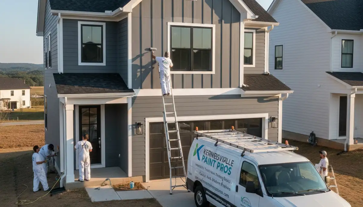 House painting contractor in Greensboro, NC providing exterior and interior painting services