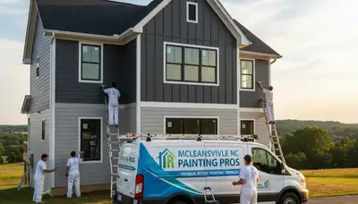 House painting contractors in Greensboro, NC serving residential interior and exterior painting projects