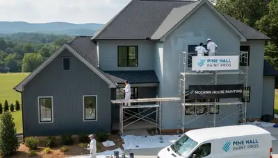 House painting contractor in Greensboro, NC providing interior and exterior painting services