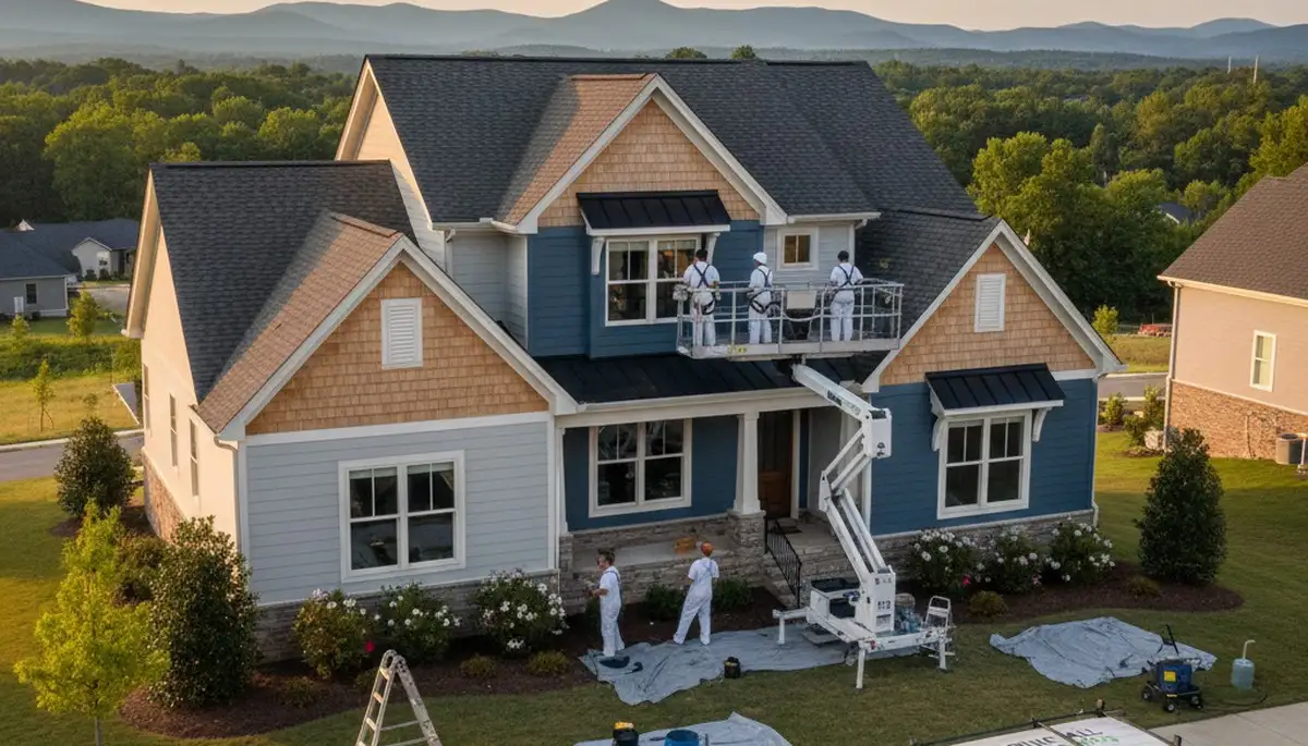 House painting service in Greensboro, NC for residential interior and exterior painting projects