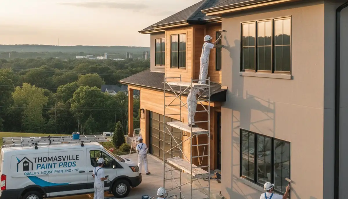 House painters in Greensboro, NC providing professional interior and exterior painting services