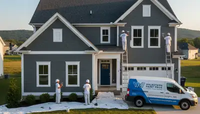 House painting service in Greensboro, NC for interior and exterior home repainting