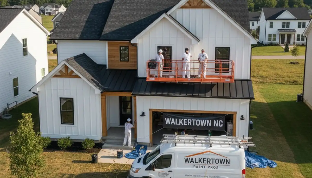 Professional house painting services in Greensboro, NC for residential exteriors and interiors