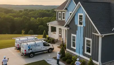 House painting contractor in Greensboro, NC providing interior and exterior painting services
